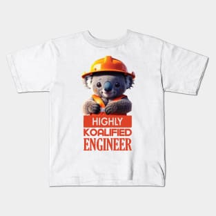 Just a Highly Koalified Engineer Koala 2 Kids T-Shirt